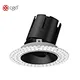 square recessed trimless downlights